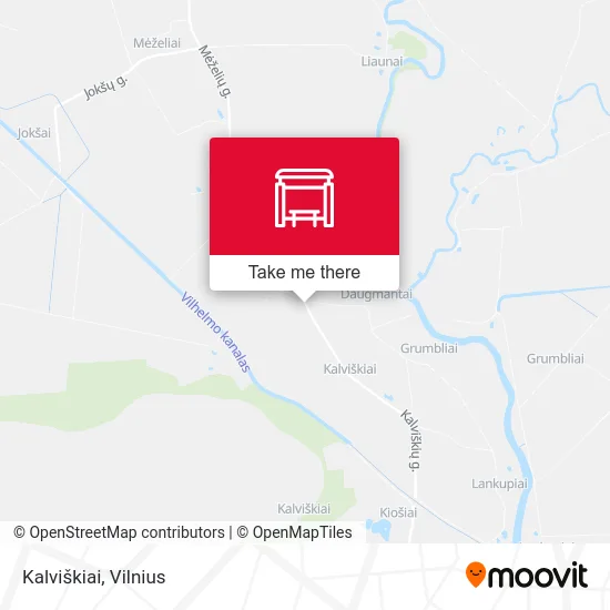 Карта Kalviškiai