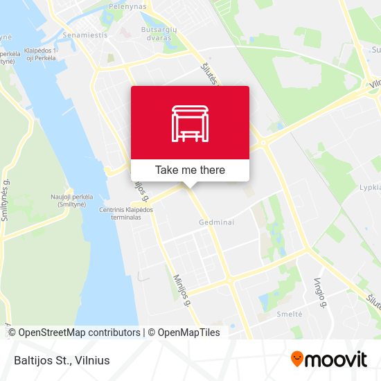 Карта Baltijos St.