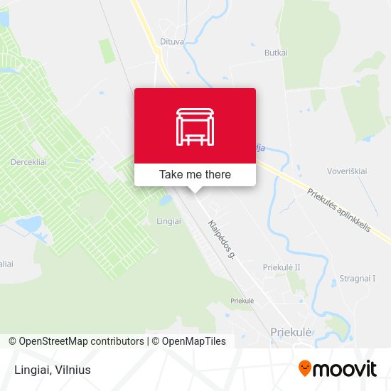 Карта Lingiai