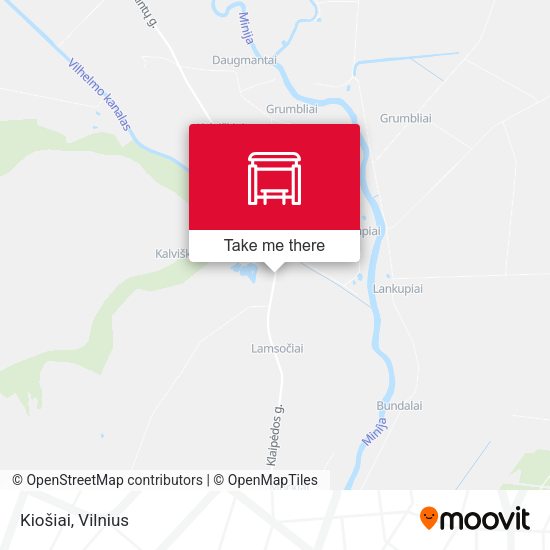 Карта Kiošiai