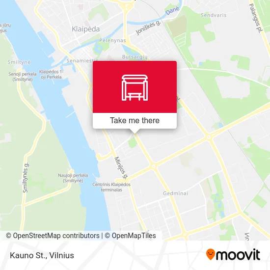 Карта Kauno St.