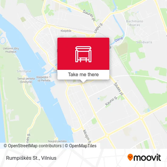 Карта Rumpiškės St.