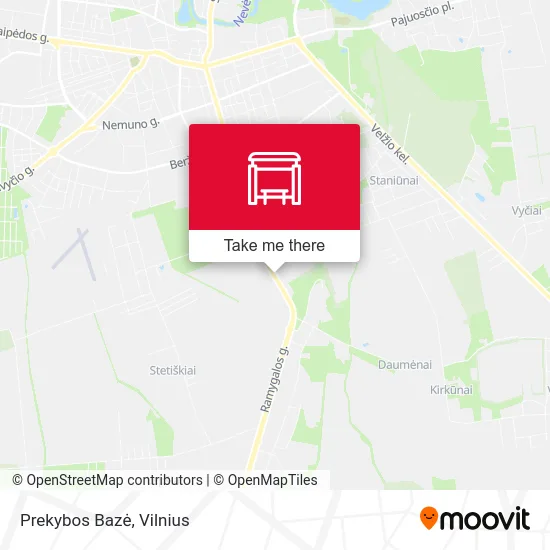 Карта Prekybos Bazė