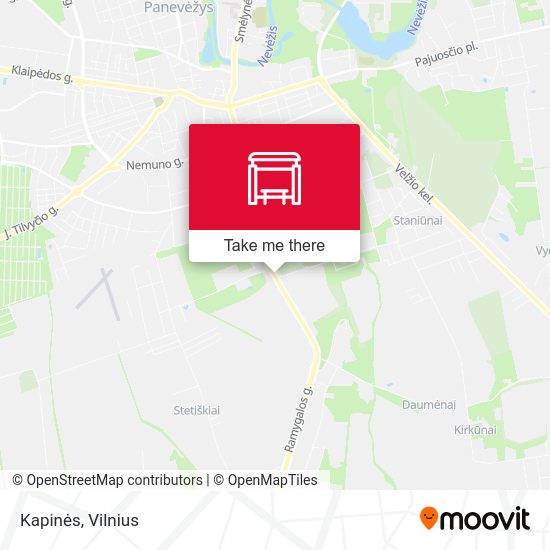 Карта Kapinės