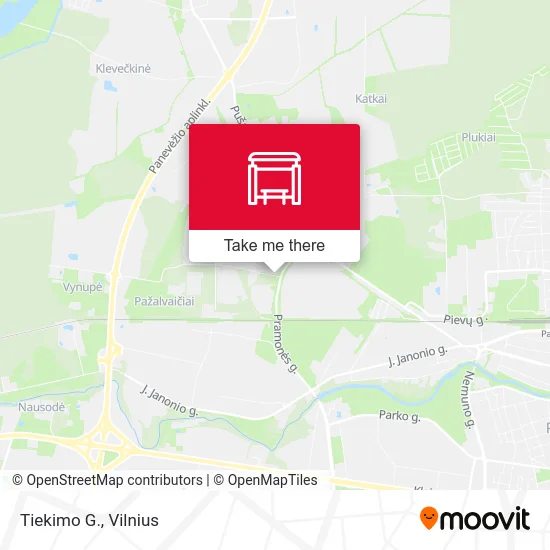 Карта Tiekimo G.