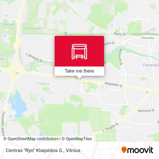 Карта Centras "Ryo" Klaipėdos G.