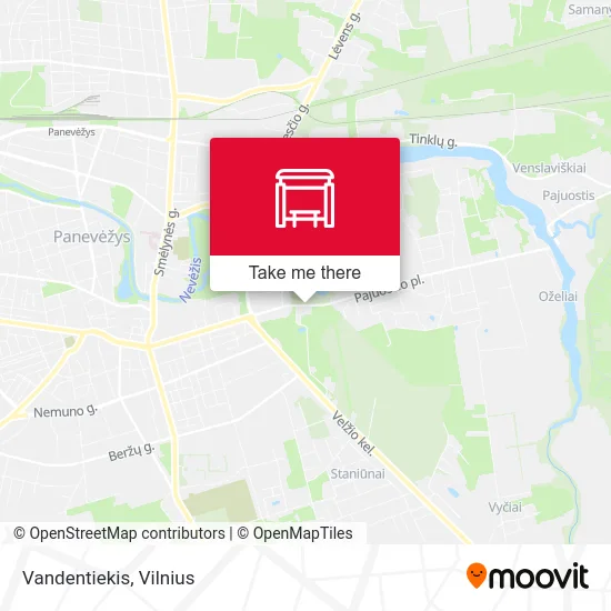 Карта Vandentiekis