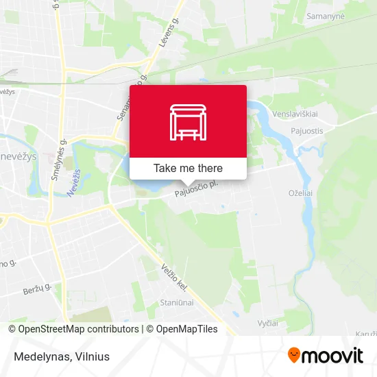 Карта Medelynas