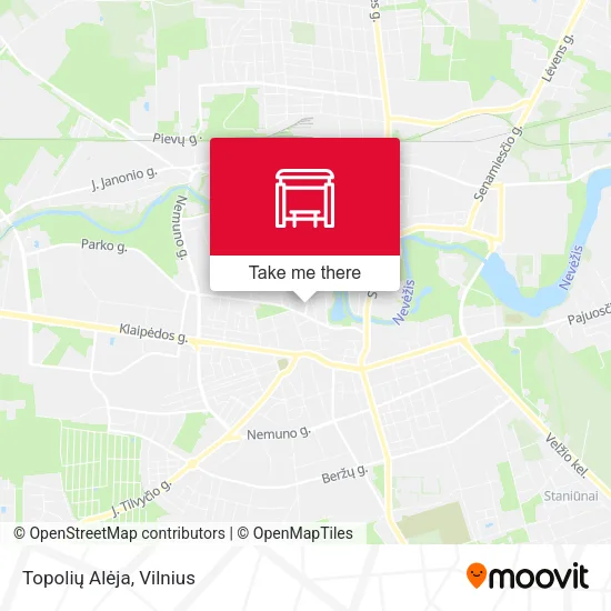 Карта Topolių Alėja