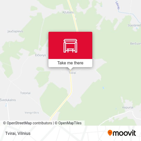 Карта Tvirai