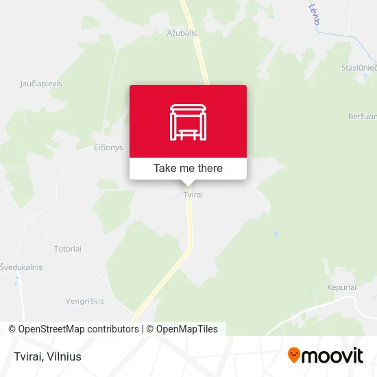Карта Tvirai