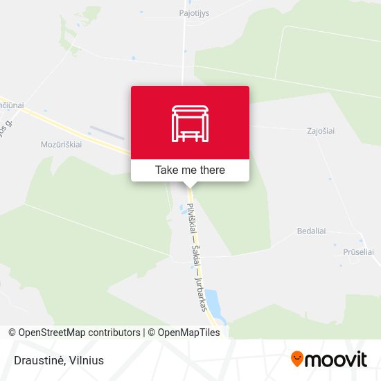 Карта Draustinė