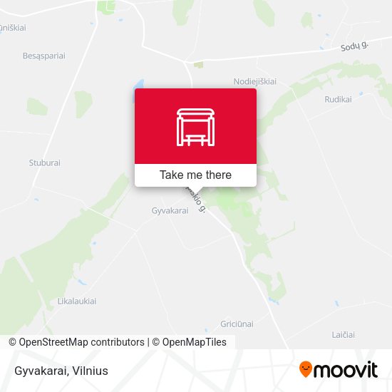 Карта Gyvakarai