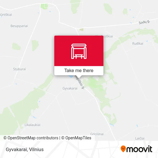 Gyvakarai map