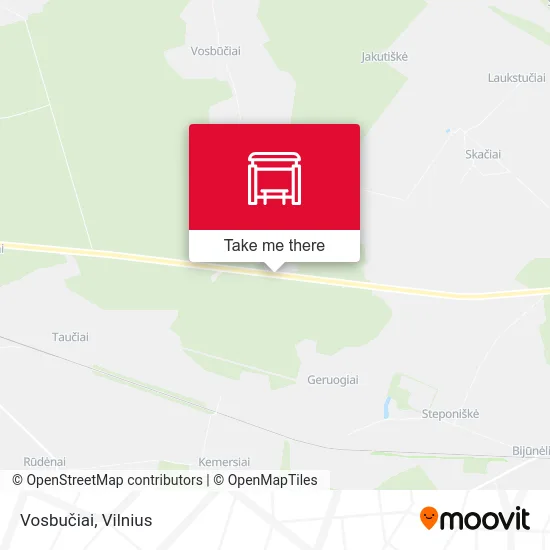 Карта Vosbučiai