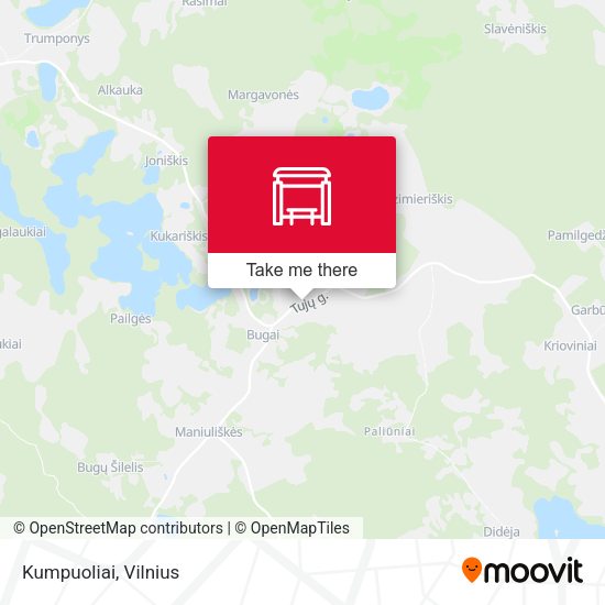 Карта Kumpuoliai