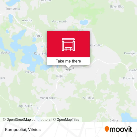 Карта Kumpuoliai