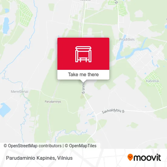 Карта Parudaminio Kapinės