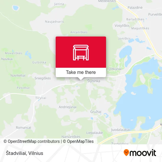 Карта Štadviliai