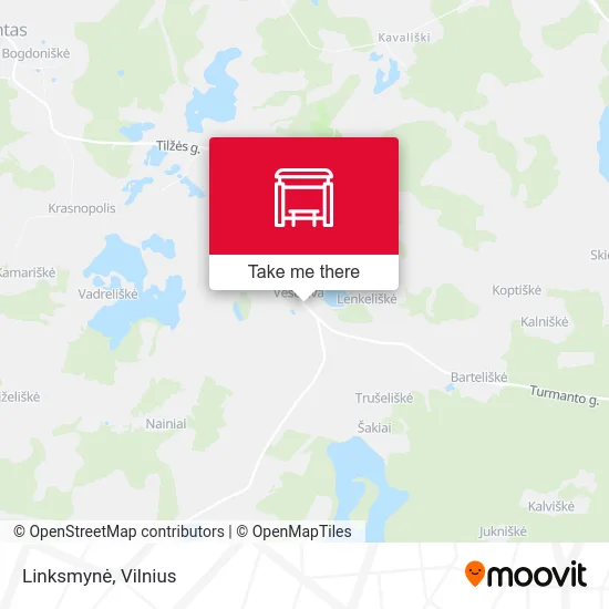Карта Linksmynė