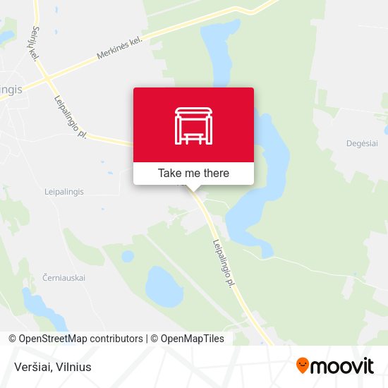 Карта Veršiai