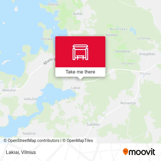 Карта Lakiai