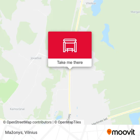 Карта Mažonys