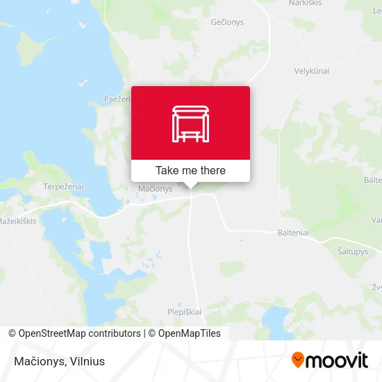 Карта Mačionys