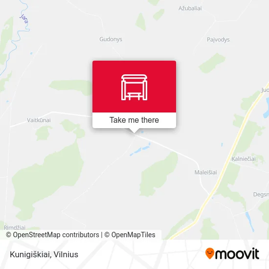 Карта Kunigiškiai