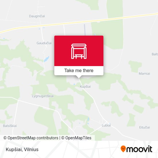 Карта Kupšiai