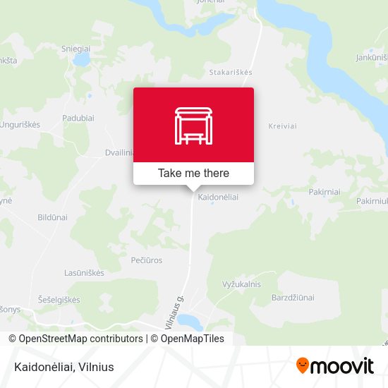 Карта Kaidonėliai