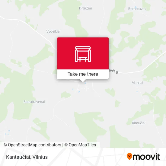 Карта Kantaučiai