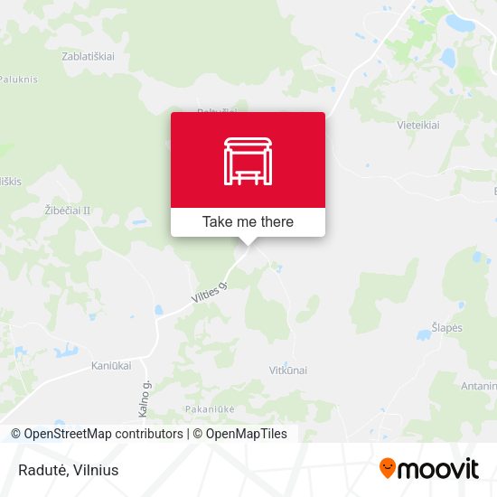 Карта Radutė