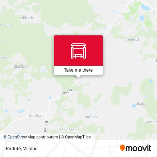 Карта Radutė