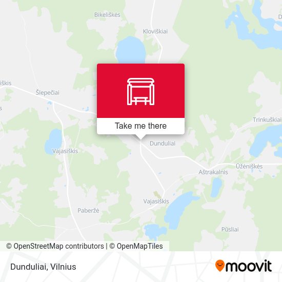 Карта Dunduliai