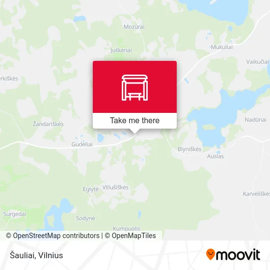 Карта Šauliai