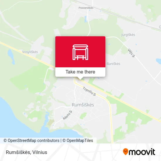 Карта Rumšiškės