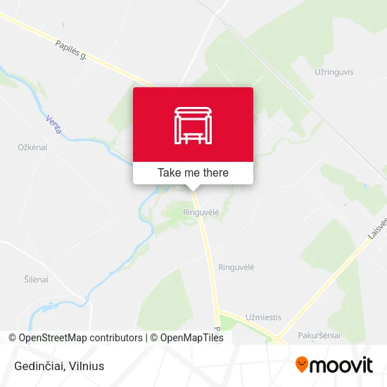 Карта Gedinčiai