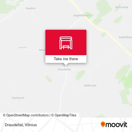 Карта Draudeliai