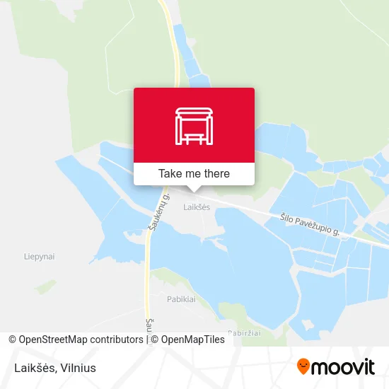 Карта Laikšės