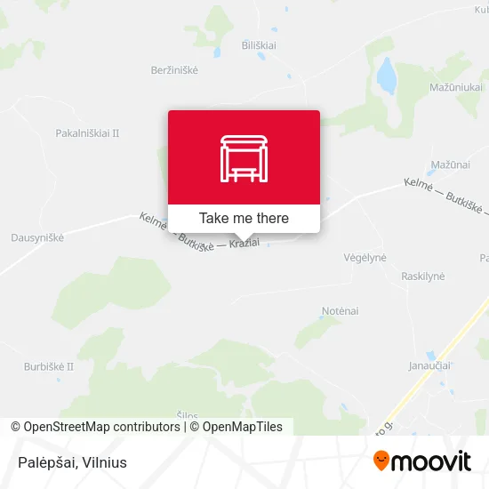 Карта Palėpšai