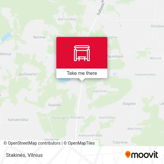 Карта Stakinės