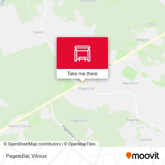 Карта Pageležiai