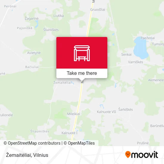 Карта Žemaitėliai
