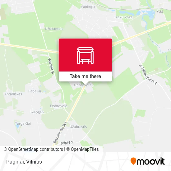 Карта Pagiriai