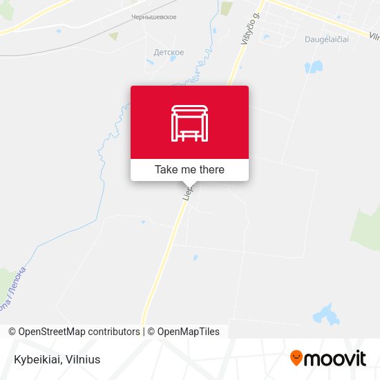 Карта Kybeikiai