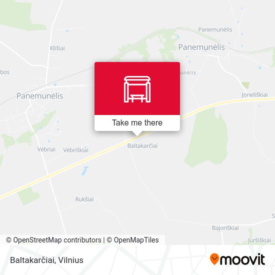Карта Baltakarčiai