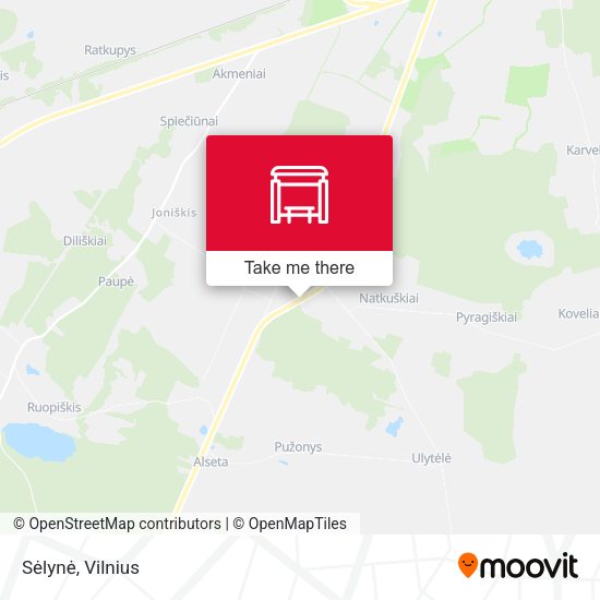 Карта Sėlynė