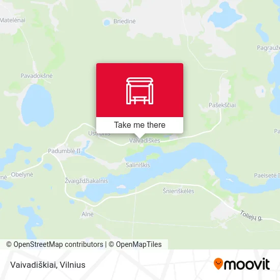 Карта Vaivadiškiai