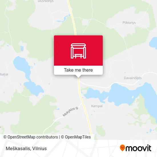 Карта Meškasalis